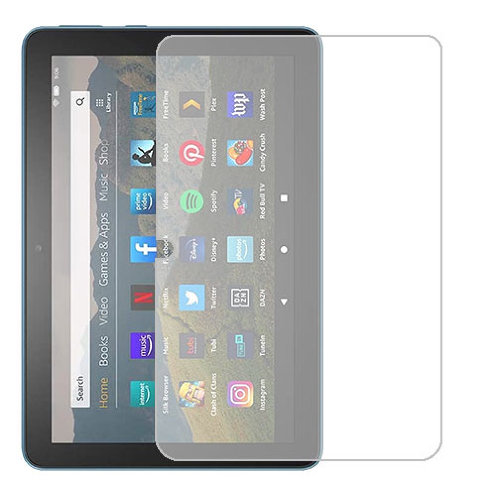 Amazon Fire HD 8 Plus (2020) Screen Protector Hydrogel Transparent (Silicone) One Unit Screen Mobile