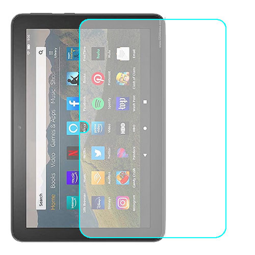 Amazon Fire HD 8 (2020) One unit nano Glass 9H screen protector Screen Mobile