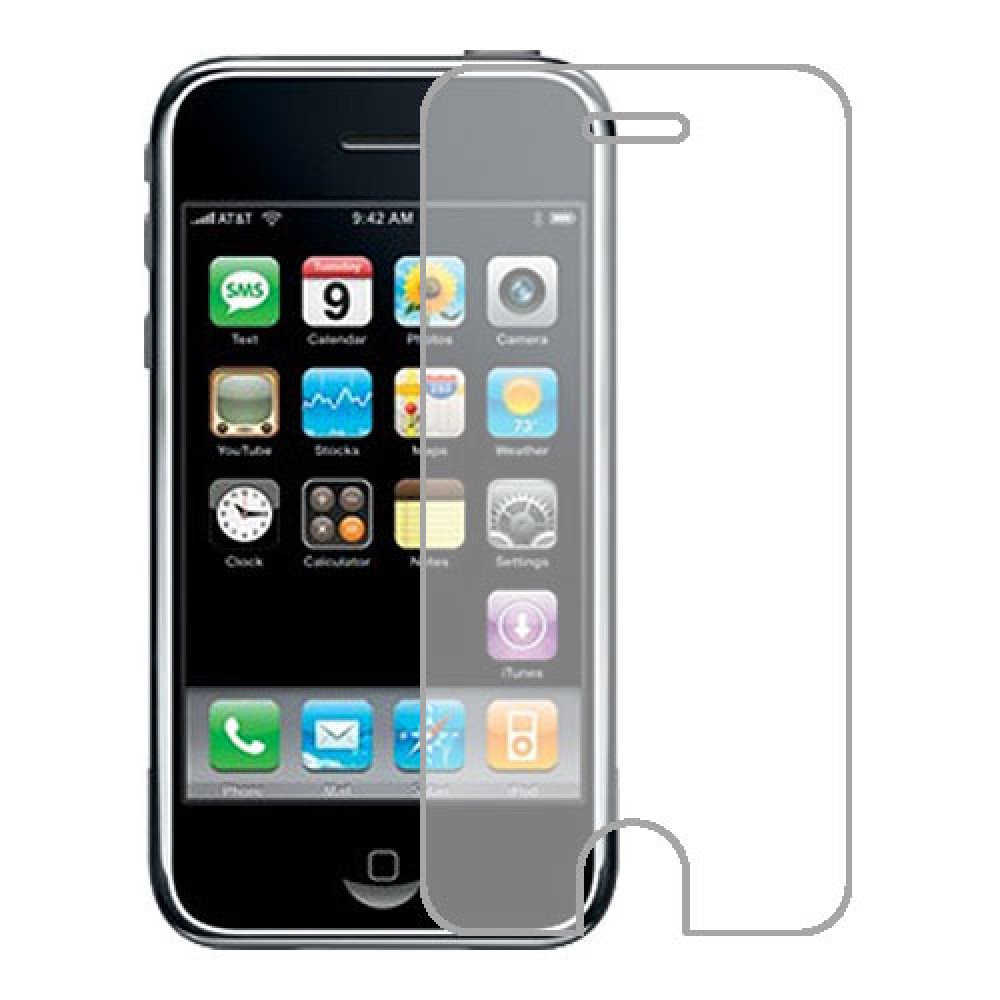 Apple iPhone スクリーンプロテクターヒドロゲル透明（シリコーン） 1ユニット Screen Mobile
