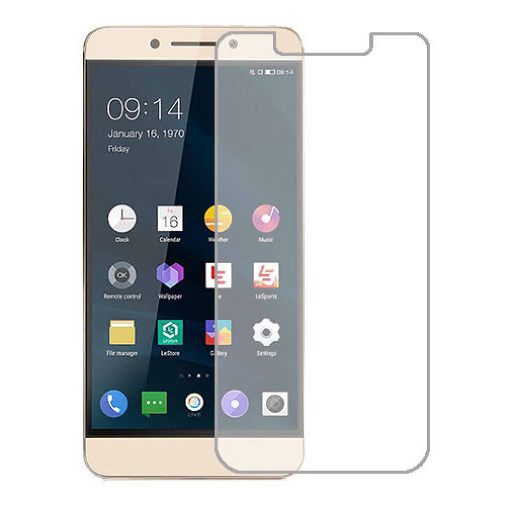 LeEco Le Pro3 Screen Protector Hydrogel Transparent (Silicone) One Unit Screen Mobile
