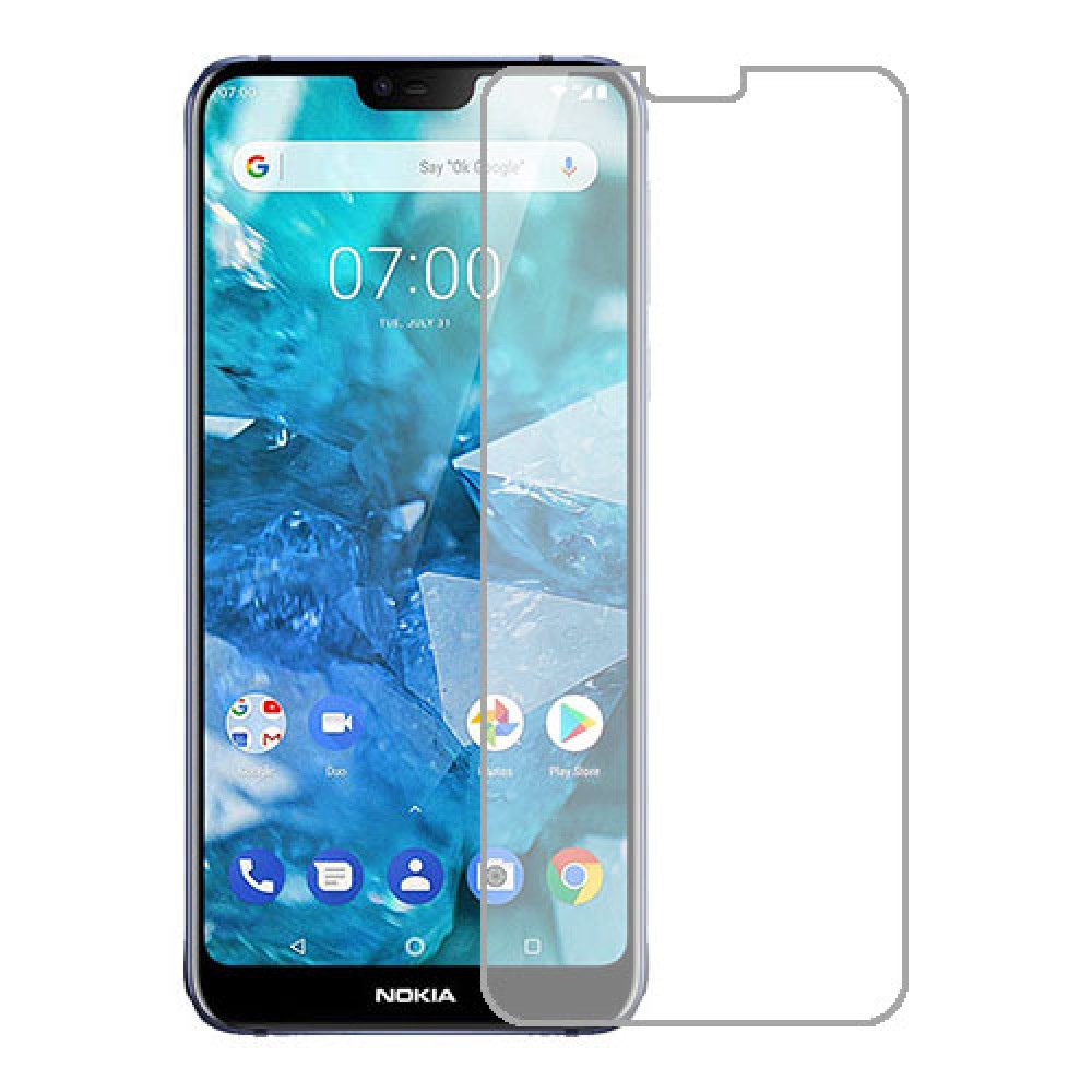 Nokia 7.1 Protector de pantalla Hidrogel Transparente (Silicona) 1 unidad Screen Mobile