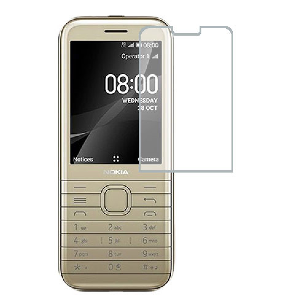 Nokia 8000 4G Protecteur d'écran Hydrogel Transparent (Silicone) 1 unité Screen Mobile