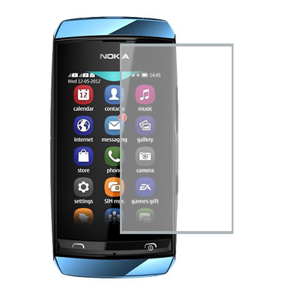 Nokia Asha 305 Protecteur d'écran Hydrogel Transparent (Silicone) 1 unité Screen Mobile