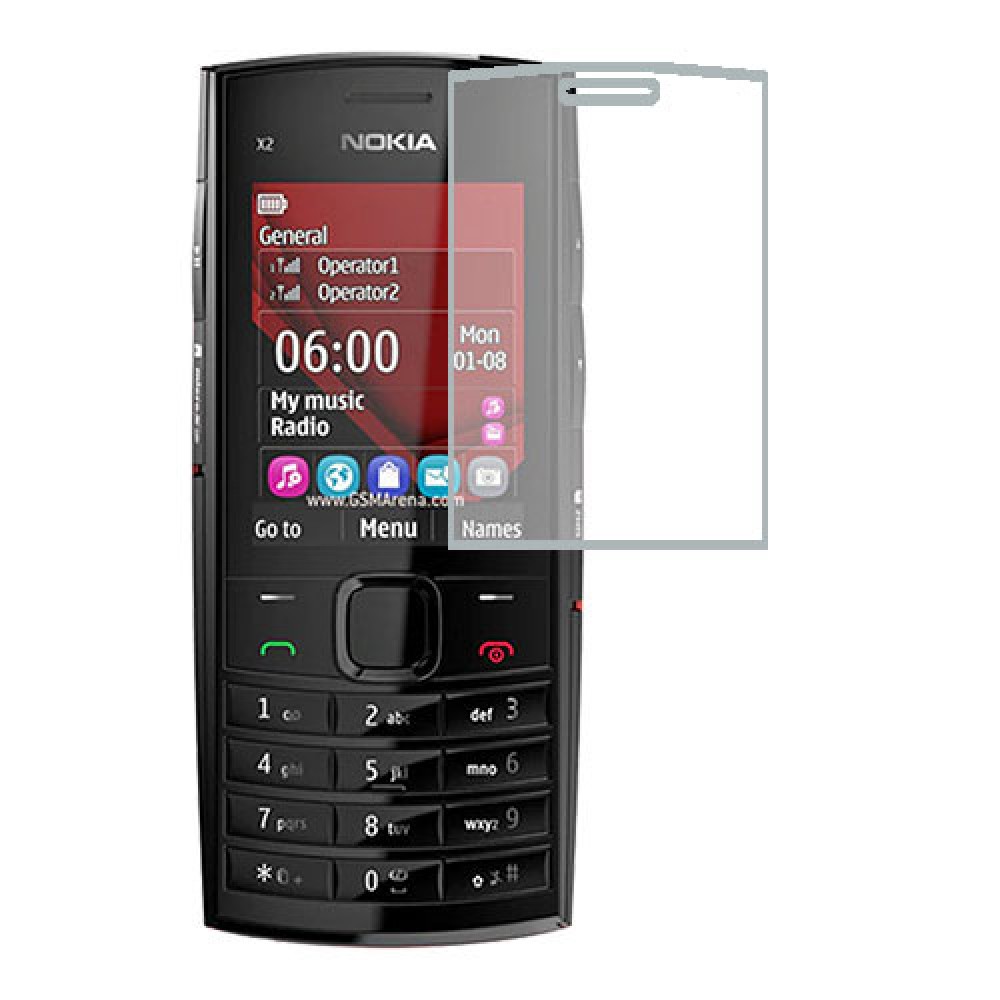 Nokia X2-02 Protecteur d'écran Hydrogel Transparent (Silicone) 1 unité Screen Mobile