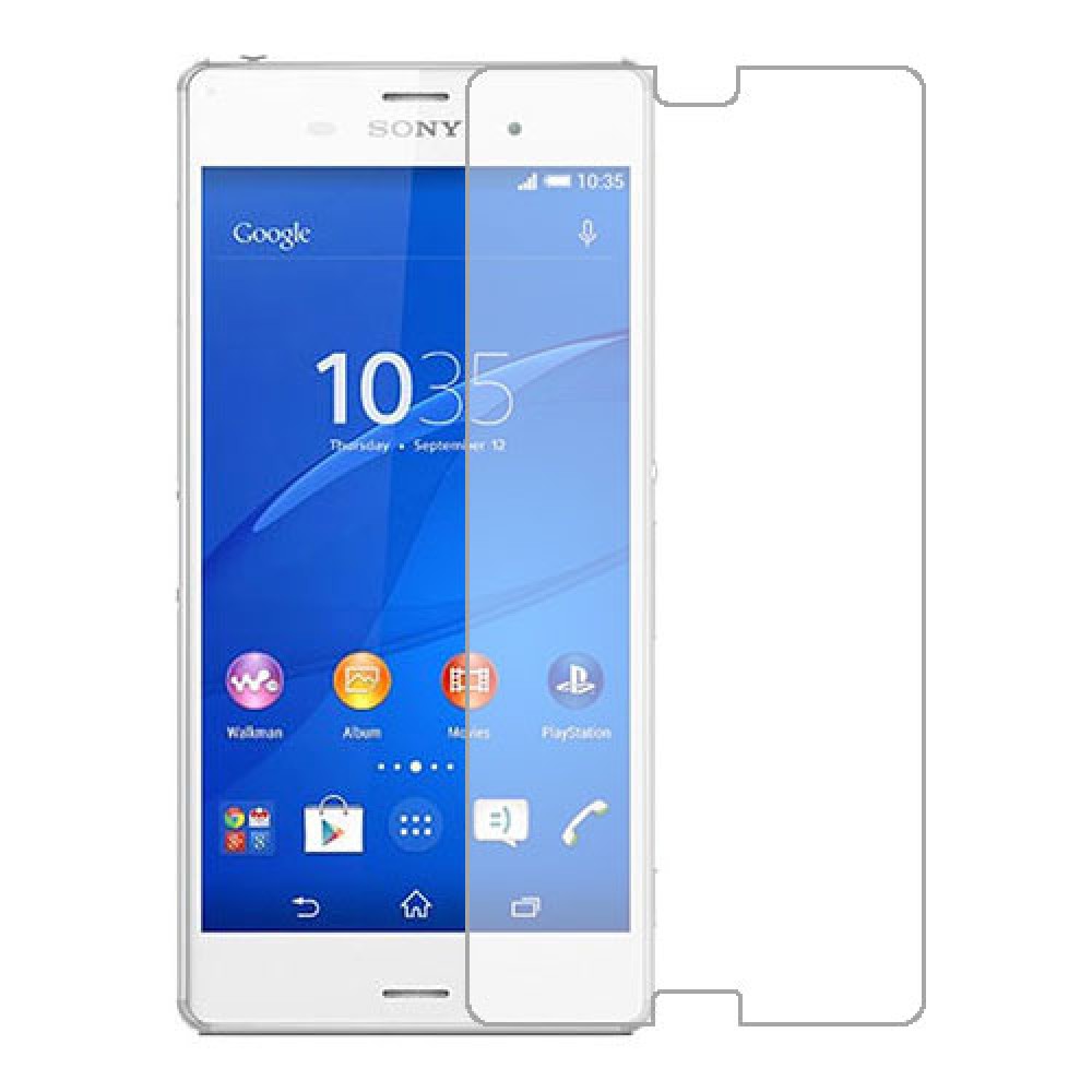 Sony Xperia Z3 スクリーンプロテクターヒドロゲル透明（シリコーン） 1ユニット Screen Mobile