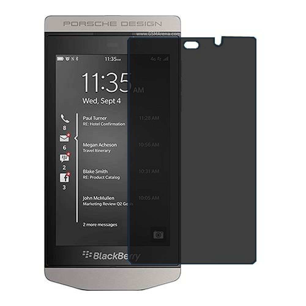 BlackBerry Porsche Design P9982 Screen Protector Hydrogel Privacy (Silicone) One Unit Screen Mobile