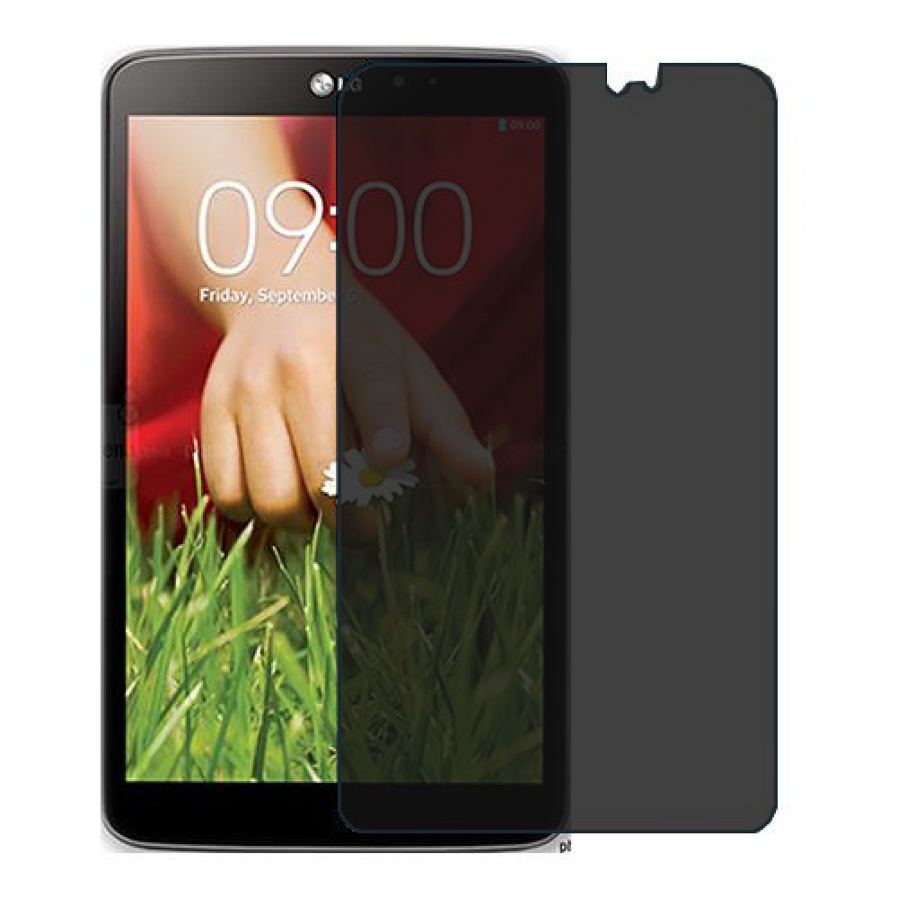 LG G Pad 8.3 LTE Screen Protector Hydrogel Privacy (Silicone) One Unit Screen Mobile