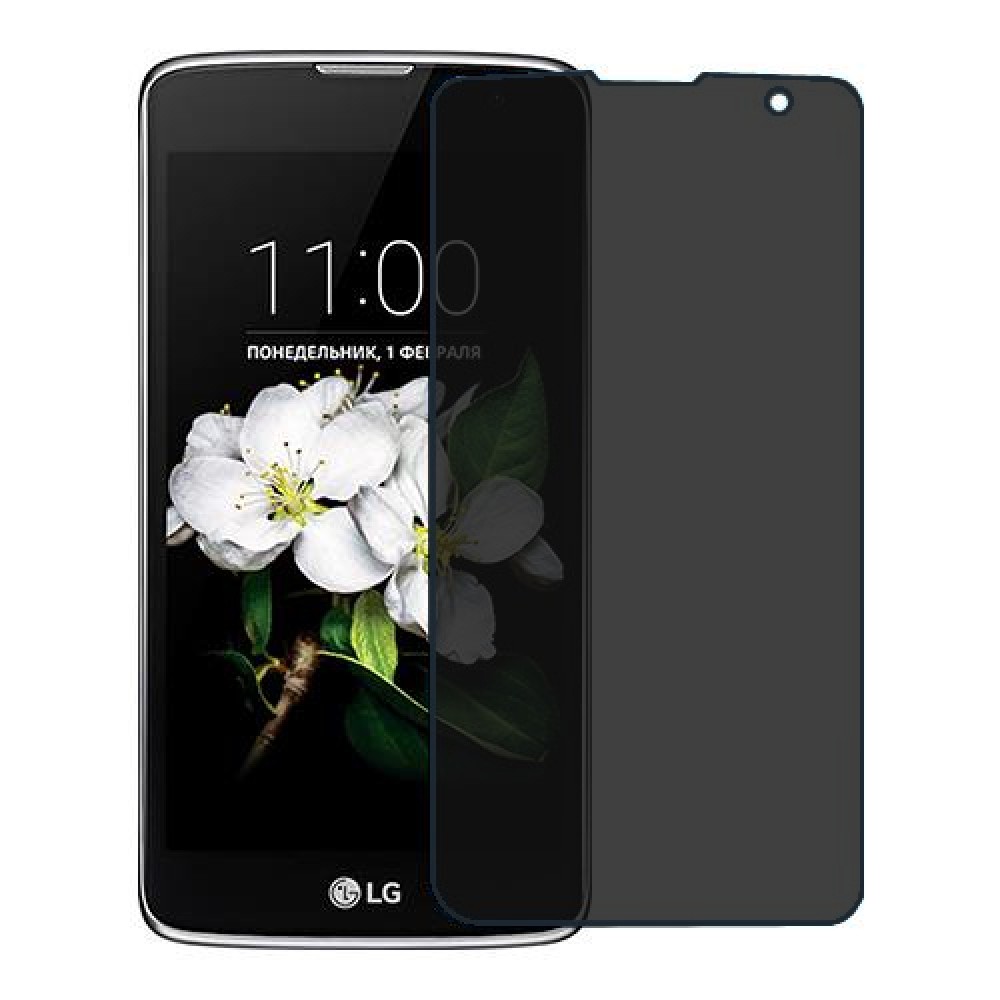 LG K7 Screen Protector Hydrogel Privacy (Silicone) One Unit Screen Mobile