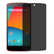 LG Nexus 5 Screen Protector Hydrogel Privacy (Silicone) One Unit Screen Mobile