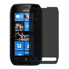 Nokia Lumia 710 Screen Protector Hydrogel Privacy (Silicone) One Unit Screen Mobile