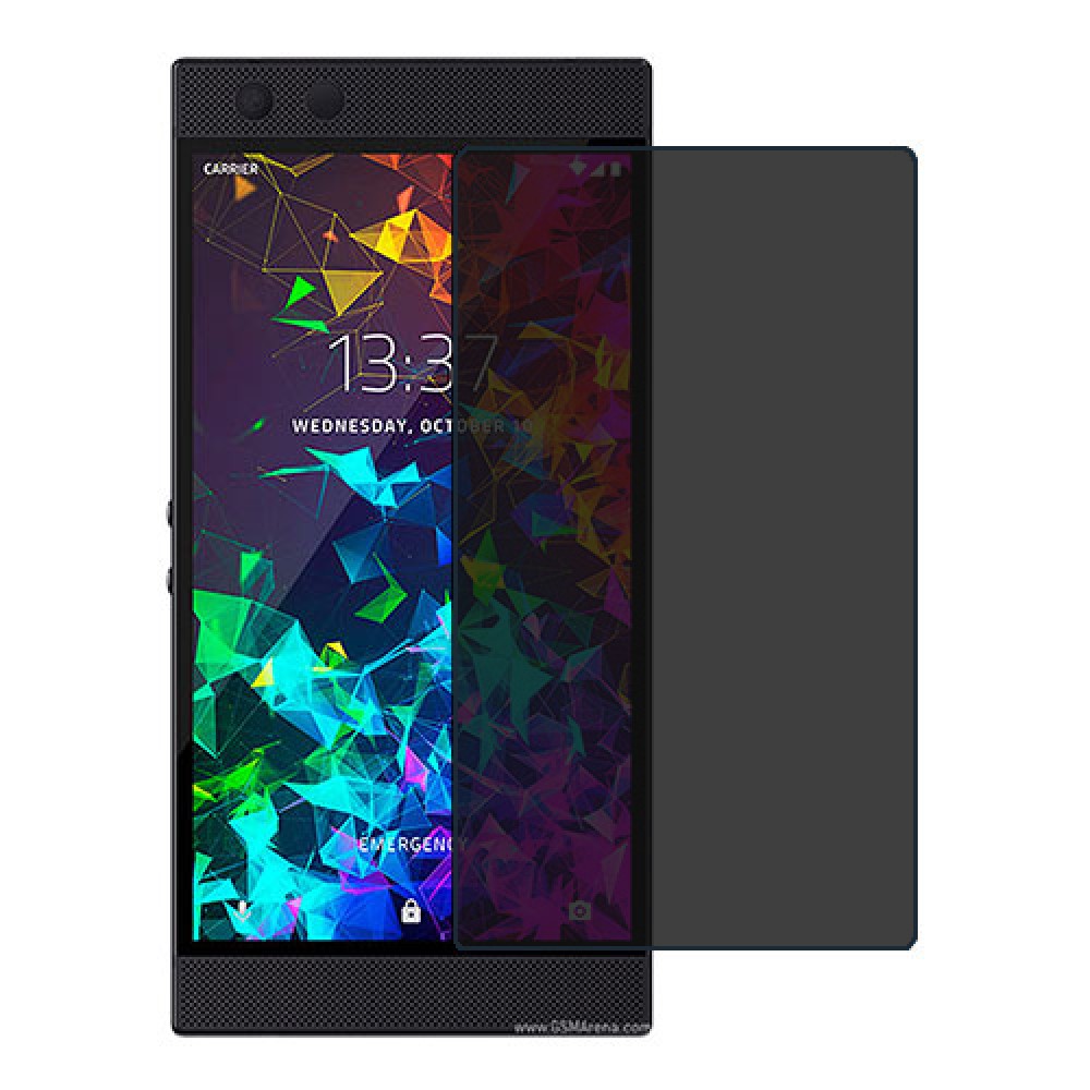 Razer Phone 2 Screen Protector Hydrogel Privacy (Silicone) One Unit Screen Mobile