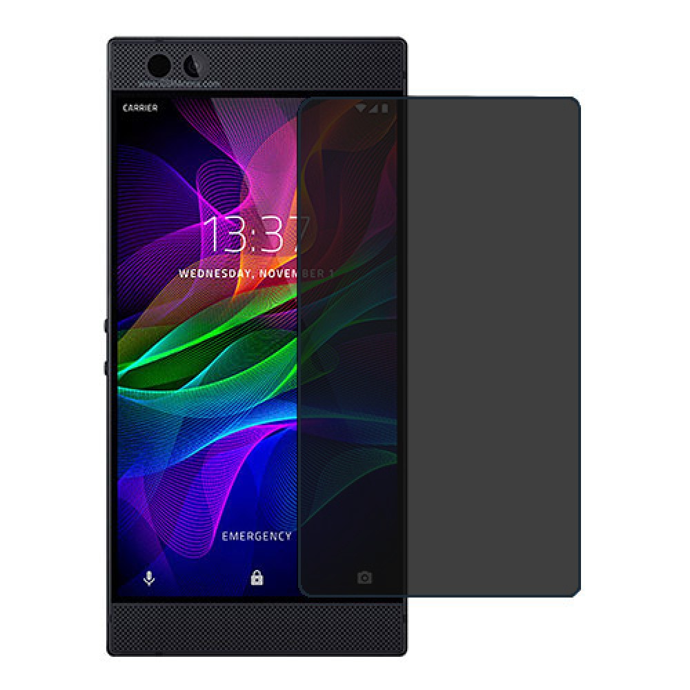 Razer Phone Screen Protector Hydrogel Privacy (Silicone) One Unit Screen Mobile