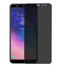 Samsung Galaxy A6+ (2018) Screen Protector Hydrogel Privacy (Silicone) One Unit Screen Mobile