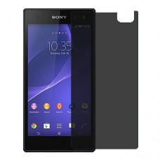 Sony Xperia C3 Screen Protector Hydrogel Privacy (Silicone) One Unit Screen Mobile