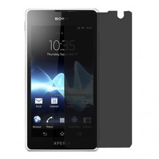 Sony Xperia GX SO-04D Protector de pantalla Hydrogel Privacy (Silicona) One Unit Screen Mobile