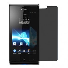 Sony Xperia J Screen Protector Hydrogel Privacy (Silicone) One Unit Screen Mobile