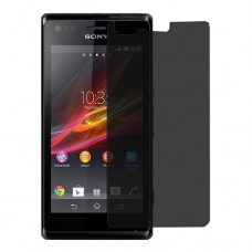 Sony Xperia M Screen Protector Hydrogel Privacy (Silicone) One Unit Screen Mobile