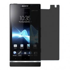 Sony Xperia SL Screen Protector Hydrogel Privacy (Silicone) One Unit Screen Mobile