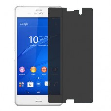 Sony Xperia Z3 Dual Screen Protector Hydrogel Privacy (Silicone) One Unit Screen Mobile