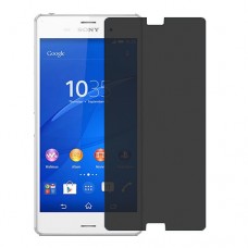 Sony Xperia Z3 Screen Protector Hydrogel Privacy (Silicone) One Unit Screen Mobile