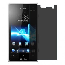 Sony Xperia acro S Screen Protector Hydrogel Privacy (Silicone) One Unit Screen Mobile