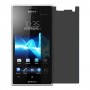 Sony Xperia acro S Screen Protector Hydrogel Privacy (Silicone) One Unit Screen Mobile