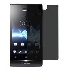 Sony Xperia miro Screen Protector Hydrogel Privacy (Silicone) One Unit Screen Mobile