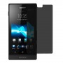 Sony Xperia sola Protecteur d'écran Hydrogel Privacy (Silicone) One Unit Screen Mobile