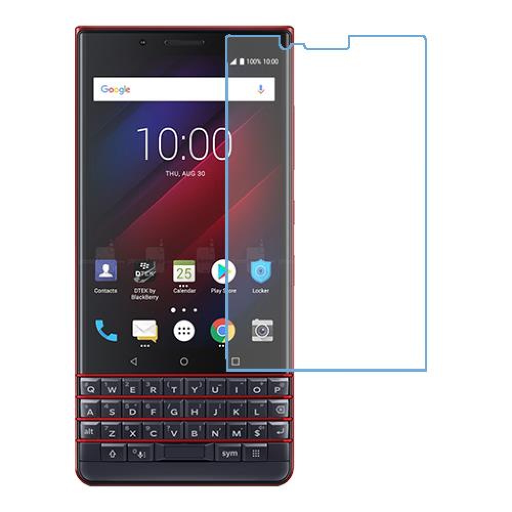 BlackBerry KEY2 LE One unit nano Glass 9H screen protector Screen Mobile