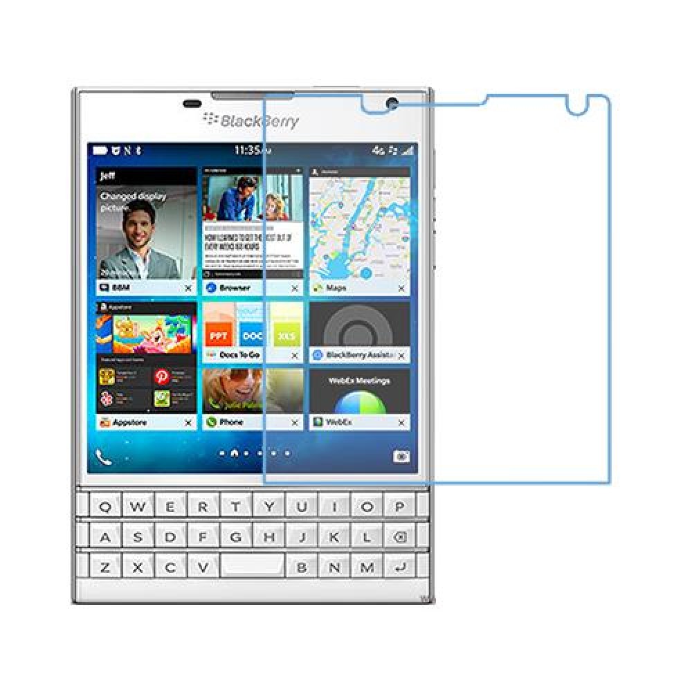 BlackBerry Passport One unit nano Glass 9H screen protector Screen Mobile