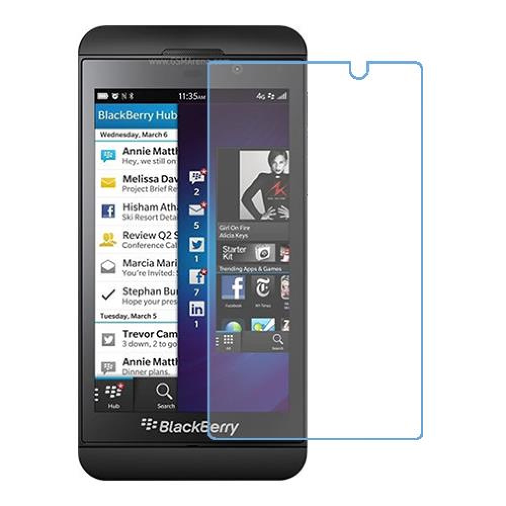 BlackBerry Z10 One unit nano Glass 9H screen protector Screen Mobile