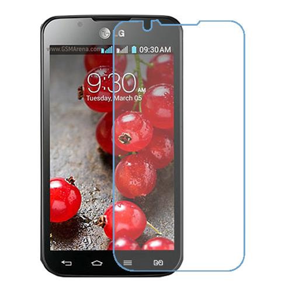 LG Optimus L7 II Dual P715 One unit nano Glass 9H screen protector Screen Mobile