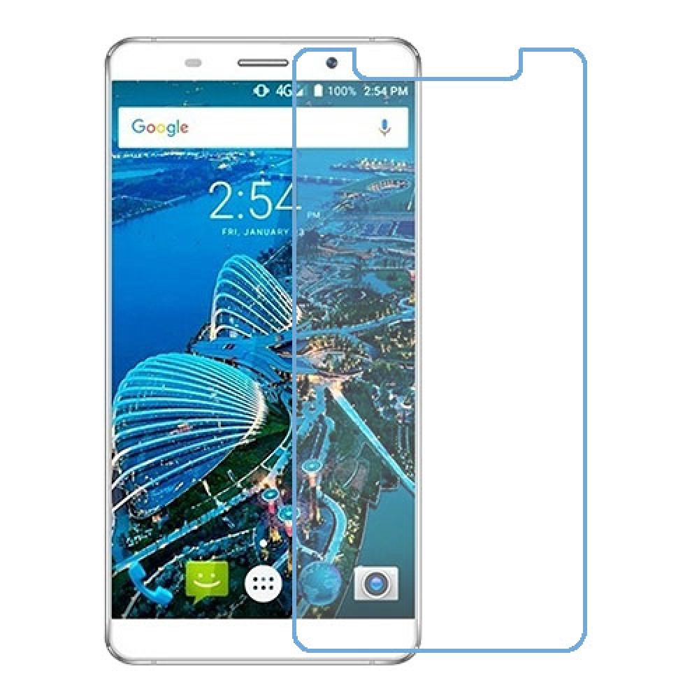 Maxwest Astro X55 One unit nano Glass 9H screen protector Screen Mobile