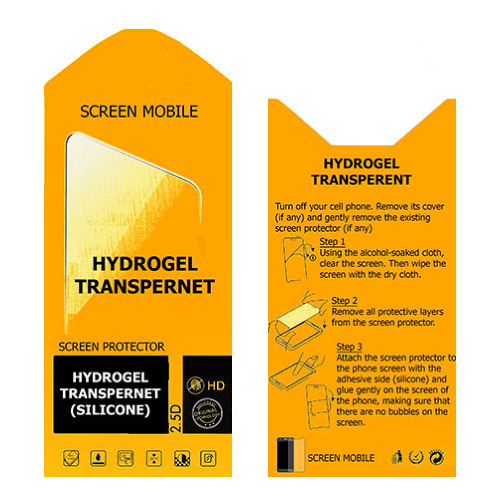 BQ Aquaris U2 Screen Protector Hydrogel Transparent (Silicone) One Unit Screen Mobile