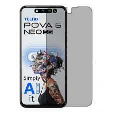 Tecno Pova 6 Neo 5G Screen Protector Hydrogel Privacy (Silicone) One Unit Screen Mobile