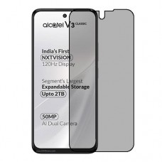 Alcatel V3 Classic 5G Screen Protector Hydrogel Privacy (Silicone) One Unit Screen Mobile