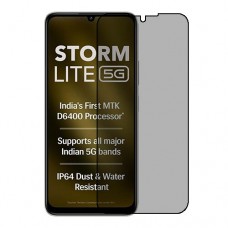 Lava Storm Lite 5GDisplayschutzfolie Nano Glass 9H Privacy One Unit Screen Mobile