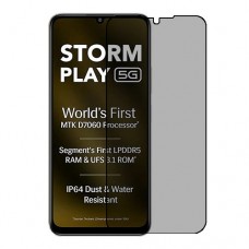 Lava Storm Play 5GDisplayschutzfolie Nano Glass 9H Privacy One Unit Screen Mobile