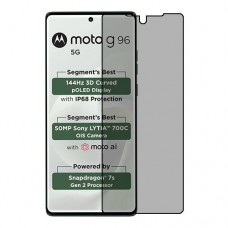 Motorola G96 5G Screen Protector Nano Glass 9H Privacy One Unit Screen Mobile