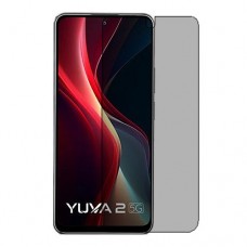 Lava Yuva 2 5G Displayschutz Hydrogel Privacy (Silikon) One Unit Screen Mobile