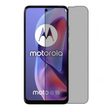 Motorola Moto E15 Screen Protector Hydrogel Privacy (Silicone) One Unit Screen Mobile