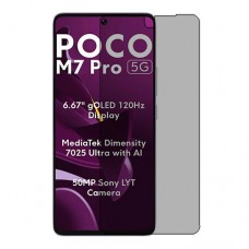Xiaomi Poco M7 Pro 5G Screen Protector Nano Glass 9H Privacy One Unit Screen Mobile