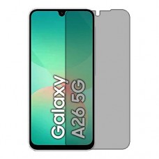 Samsung Galaxy A26 Screen Protector Hydrogel Privacy (Silicone) One Unit Screen Mobile