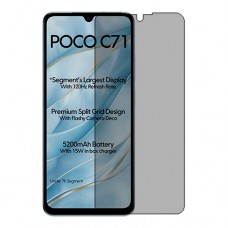 Xiaomi Poco C71 4G Screen Protector Hydrogel Privacy (Silicone) One Unit Screen Mobile