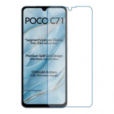 Xiaomi Poco C71 4G One unit nano Glass 9H screen protector Screen Mobile