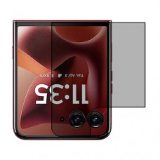Motorola Razr Ultra 2025 - Folded Screen Protector Nano Glass 9H Privacy One Unit Screen Mobile