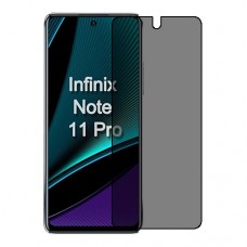 Infinix Note 11 Pro Screen Protector Hydrogel Privacy (Silicone) One Unit Screen Mobile