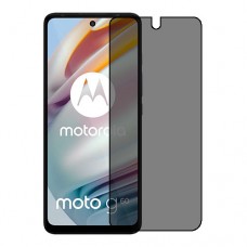 Motorola Moto G60 Screen Protector Hydrogel Privacy (Silicone) One Unit Screen Mobile