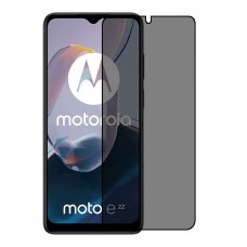 Motorola Moto E22i Screen Protector Hydrogel Privacy (Silicone) One Unit Screen Mobile