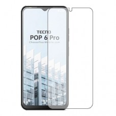 Tecno Pop 6 Pro Screen Protector Hydrogel Transparent (Silicone) One Unit Screen Mobile